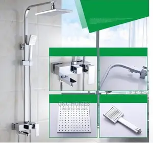 Pure Stainless Steel Standing Shower