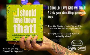 I Should Have Known That! Trivia Kids Adult Interactive Game