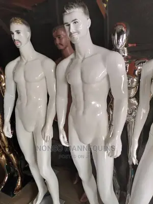 White Colour Fibre Male Mannequins