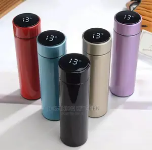 Water Bottle Thermos Temperature Display Water Milk(50pcs)