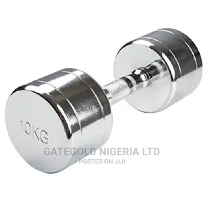 JDB03C-10 Pro Chrome Dumbbell in Pairs – 10KG (PAIR)