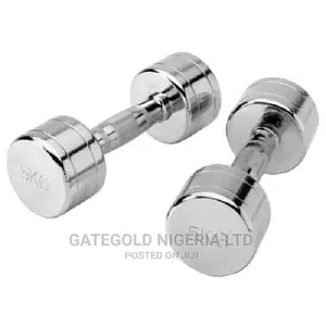 JDB03C-5 Pro Chrome Dumbbell in Pairs – 5KG (PAIR)