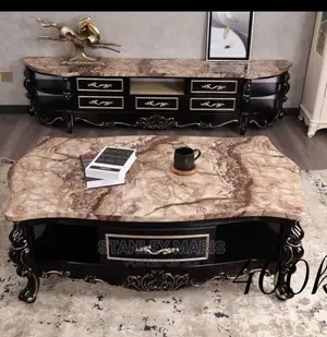 Royal Marble Top TV Stand and Centre Table