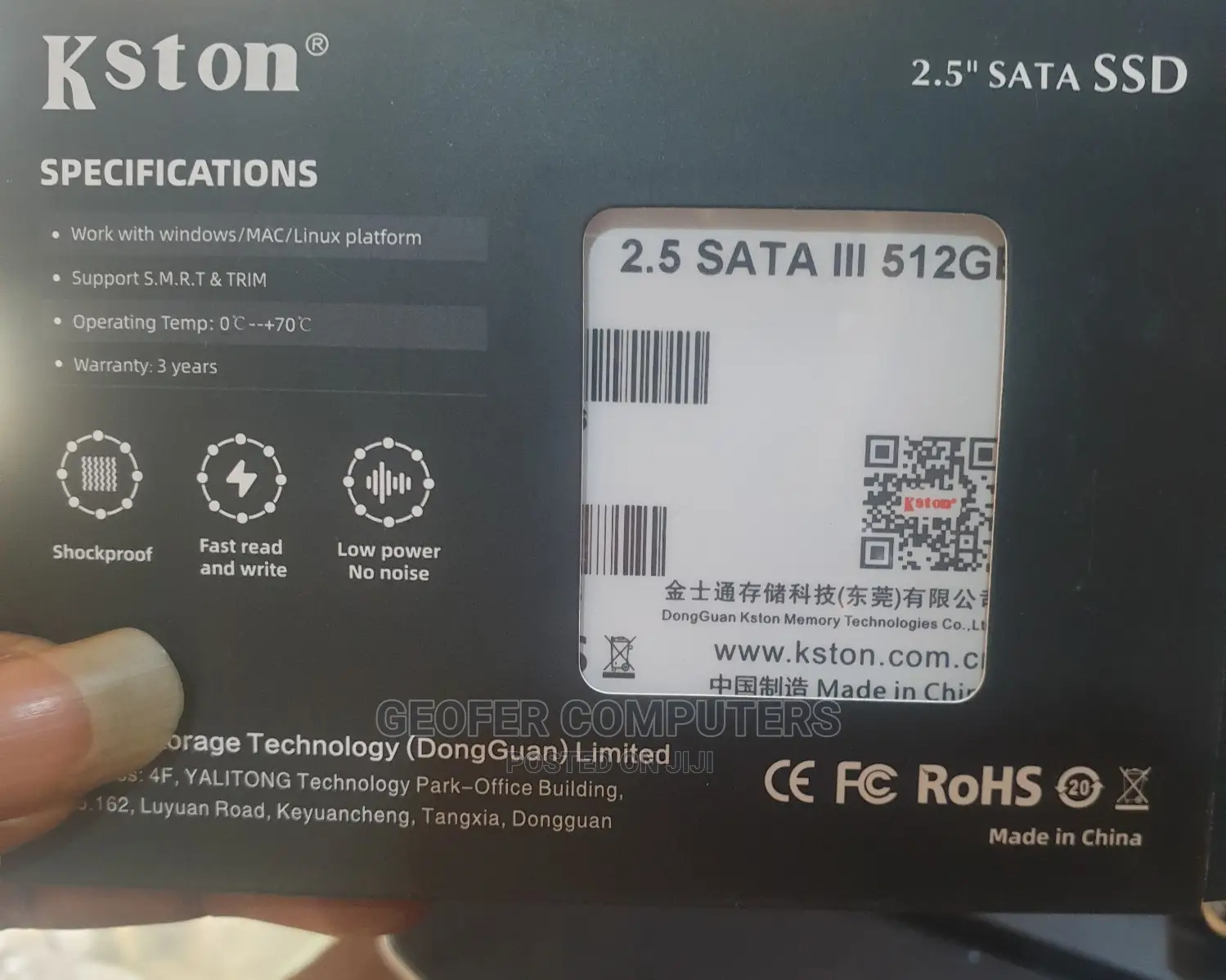 512 Solid State Hard Internal Storage
