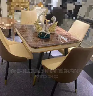 Dining Table Set With 4 Chairs