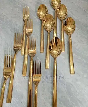 Unique Gold Spoon Set