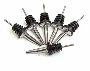 Stainless Steel Whiskey Liquor Oil Wine Bottle Pourer Cap