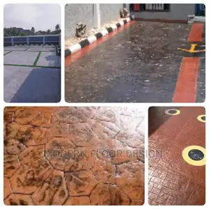 Concrete Base Stamps Floor