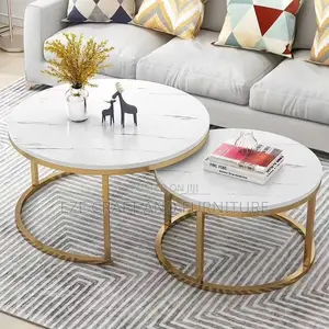 2in1 Round Marble Center Table