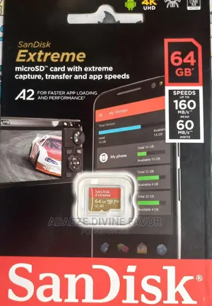 Sandisk Extreme Uhd 64gb Microsd Memory Card