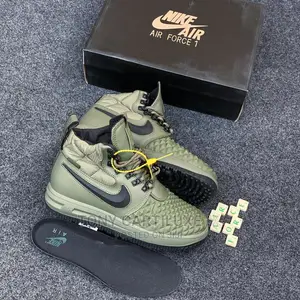 Nike Lunar Air Force 1 Duckboot Black High Top