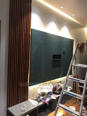 Tv Console Spits Shaped