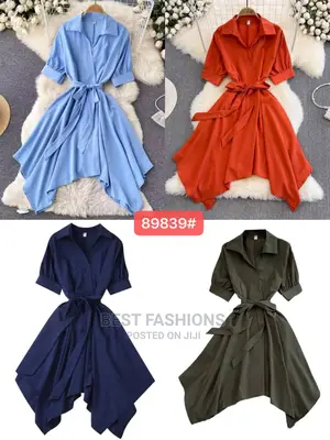 Cute Ladies Short Pleated Dress