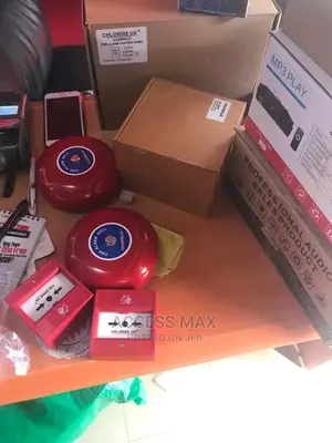 Safe Equipment Smoke Detector. Sounder Bell Break Glass.