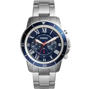 Original FOSSIL Silver Steel Watch Available in Store