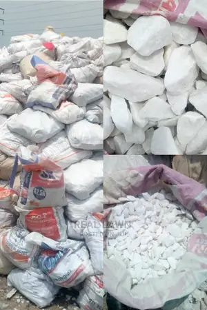 Whitestones in Cement Bags (25kg)