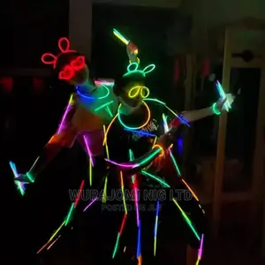 Glow Sticks and Squid Masks and Bunny Ear Masks for Party
