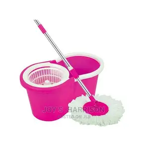 Magic Spin Mop 360' Bucket Comes With 2 Spin Mobing Head