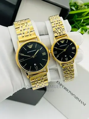 Non Tarnish Couples Wristwatch