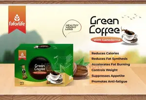 Faforlife Green Coffee With Ganoderma Healthy Weight Loss