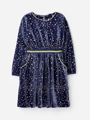 Joules Twirl Velvet Party Dress (3yrs-5yrs)