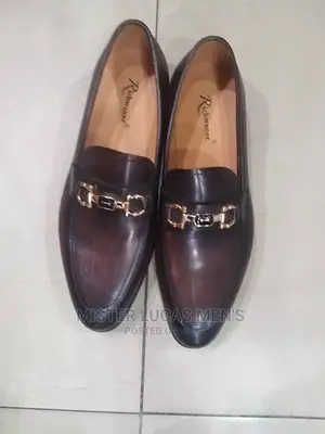 Richwanaz / D G Men's Shoes Brown and Black Colour