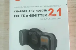 Porodo Charger And Holder FM Transmitter 2.1