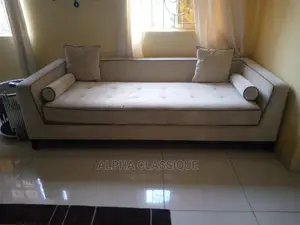 Modern 3 Seater Living Room Fabric Made Sofa Chair.