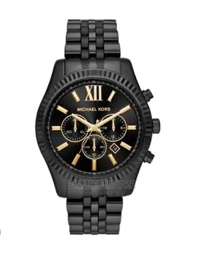 Original MICHAEL KORS Black Steel Watch Available in Store