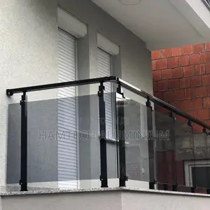 Balcony Glass Aluminum Handrail