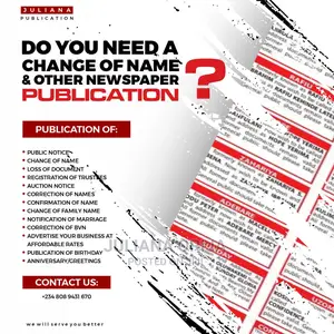 Newspaper Publication