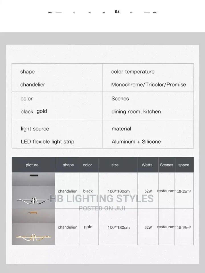 Modern Led Chandelier