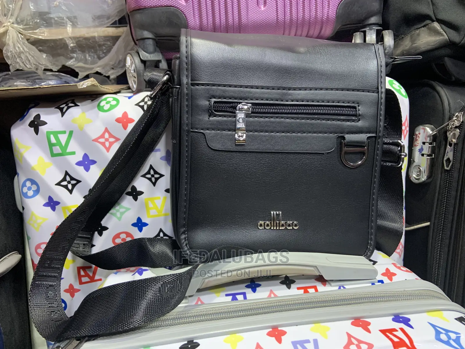 Small Size Leather Side Bag