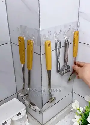 Flexible Transparent Wall Hook