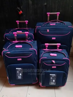 Set of 4 Swiss Polo Eva Solid Traveling Luggage Boxes
