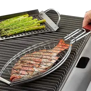 Portable Barbecue Grilling Basket