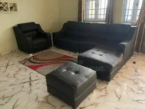 L -Shape Sofas With 1 Single Up for Sale
