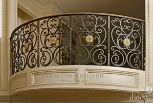 Curly Cumbi Wrought-Iron Rail