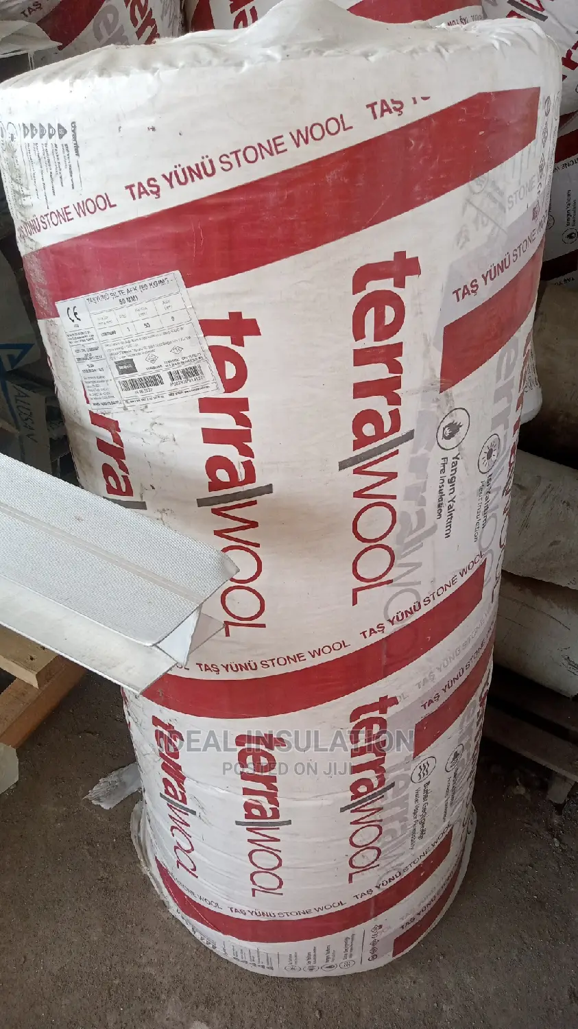 Rockwool Insulation With Aluminium Foil, 80kg Density