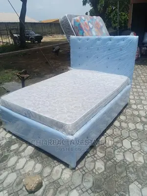 4.5 by 6 Quality Bedframe and Mattress