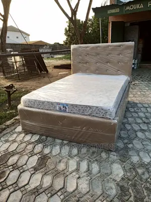 4.5 by 6 LEATHER QUALITY BEDFRAME