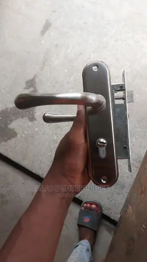 Cylinder Door Lock Silver High Quanlity With 5 Keys