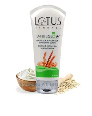 Lotus Whiteglow Oatmeal Yogurt Skin Whitening Scrubs