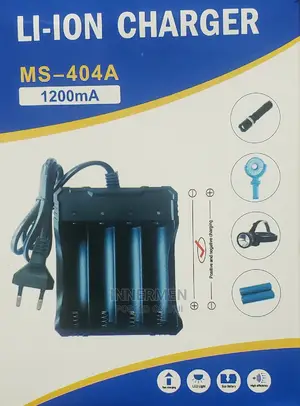 18650 Lithium Battery Charger- 4 Slots