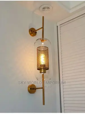 Modern Glass Wall Lamps Bronze Light