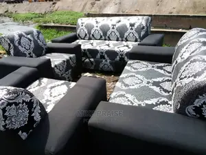 Luxury 7 Seater Living Room Fabric Sofa Chair.