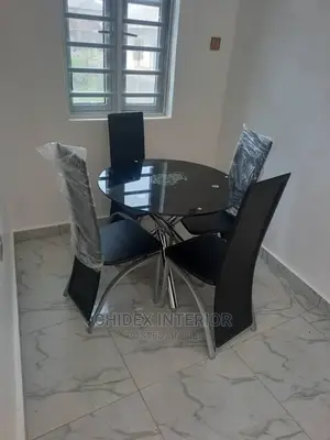 Glass 4 Seaters Dining Table