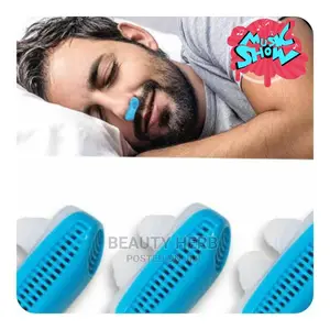 2 in 1 Silicon Anti Snoring Device Suitable for Both Gender