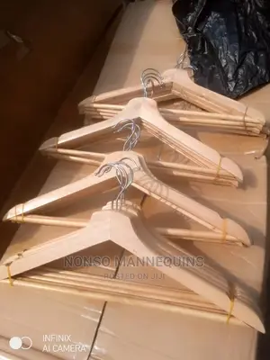 Neat Brand New Wooden Clothes Hangers
