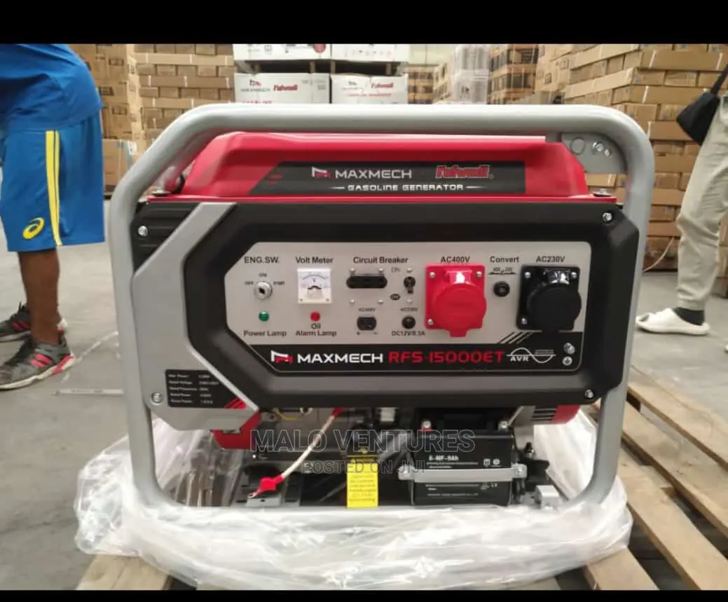 Complete 10kva Maxmech Copper Generator 3 Phase.